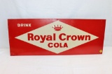 Tin Royal Crown Cola sign