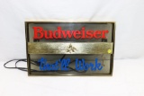 Lighted Budweiser That'll Work sign - 19.5