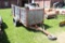 single axel trailer, 8' x 4', home made