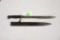 WWI German Long Sawback Bayonet with scabbard