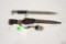 Dress bayonet with scabbard and Belt Frog & troddel