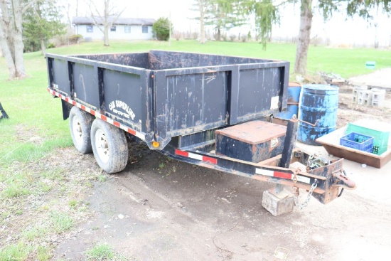 2006 CAM dump utility trailer, duel axel