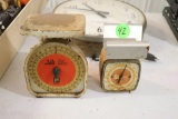 (2) Vintage Pelouze scales