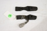 (2) Belt Frog one with troddel