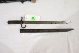WWII era bayonet with scabbard