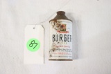 Burger beer 12 oz. cone top beer can