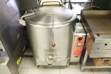 Vulcan 40 Gallon fully jacketed stationary kettle,