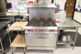 Vulcan Natural Gas Range,  6 burners, 1 oven