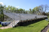 Farnham Aluminum Bleachers, elevated, 10 row,