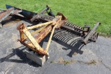 Allied York rake, 3 point hitch, length 6'