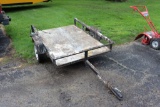 single axel trailer, 6' x 4'