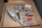 assortment of pneumatic sanders and grinders