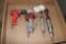 assortment of pneumatic air hammer, wrenches and impact