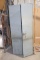 metal cabinet, 4 shelfs, 7' x 3'  x 2.5'