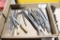 assortment of files and chisels