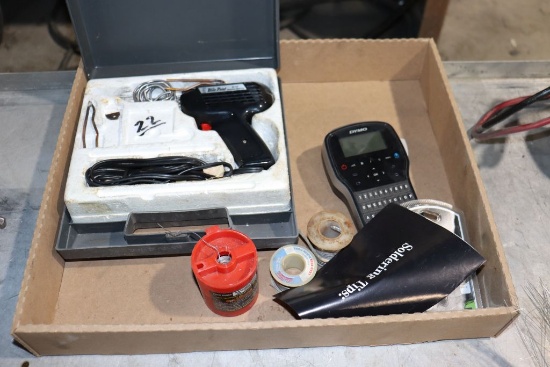 Blue- Point 260/200 watts sodering gun, Dymo labeler