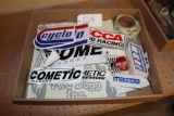 assortment of decals