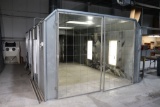 TP paint booth with exhaust, 12' x 24' with lights
