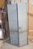 metal cabinet, 4 shelfs, 7' x 3'  x 2.5'