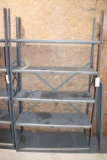 6 shelf metal cabinet