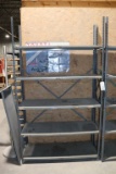 6 shelf metal cabinet