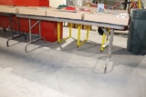 6' wooden folding table