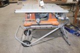 Ridgid work-n-haul-it portable table saw