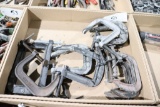 assortment of C clamps