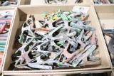 assortment of clamps