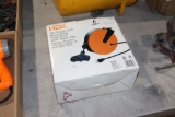 HDX 16 gauge self retracting cord reel with triple tap