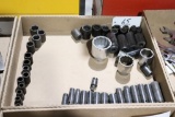 assortment of sockets standard and metric