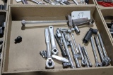 assortment of sockets and ratchets