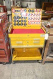 rolling tool cart with 4 drawers