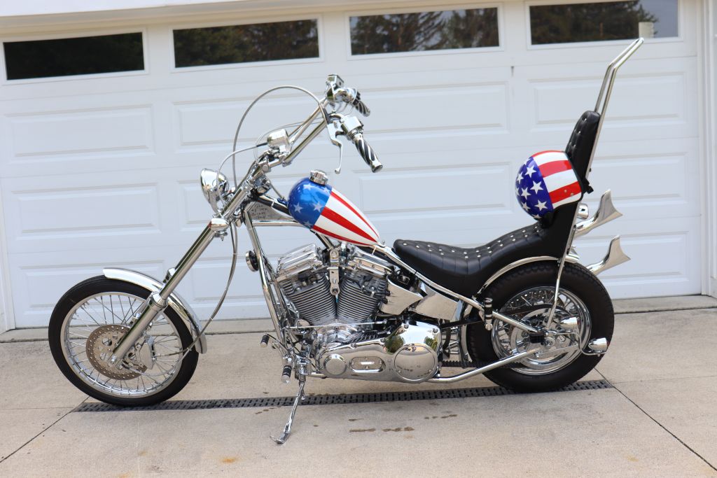 Captain america harley bike hot sale