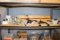 assortment of parts on shelf
