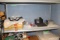 assortment of parts on shelf