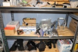 assortment of parts on shelf
