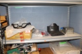 assortment of parts on shelf