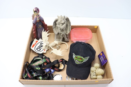GenCon memorabilia and fantasy figures