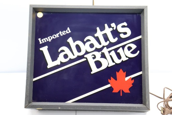 Imported Labatt's Blue Lighted Box Sign