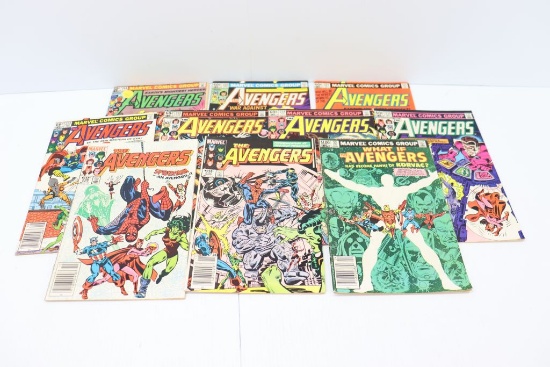 (10) Marvel The Avengers comic books
