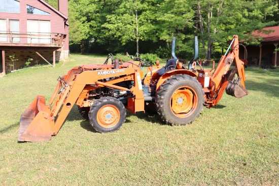 1993 Kubota L2350 tractor with loader and backhoe