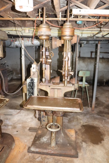 dual spindle drill press, location - Garrettsville