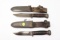 (2) PAL Mark 1 combat knives