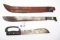 (2) machetes