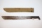 WWII Garza Short Machete w/ Scabbard