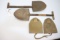 (2) 1942 WWII Trench Shovel with Case