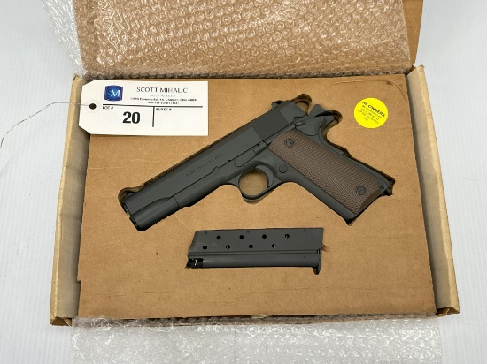 ZIG, M1 Model - 1911 A1 U.S. Army, .45 cal.