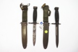 (2) M7 BOC bayonet knives
