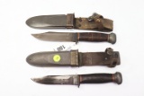 (2) PAL Mark 1 combat knives